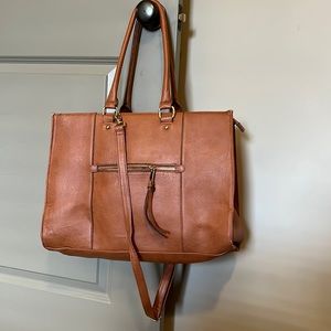COPY - Merona | cognac satchel with adjustable should strap
